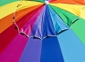 Colorful Football Beach Umbrella #2